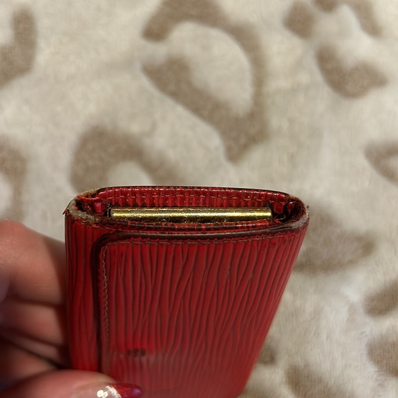 Authentic Louis Vuitton Red Epi Leather Key Holder - Picture 9 of 12